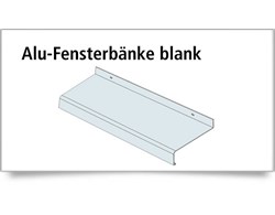 Alu-Fensterbank blank  